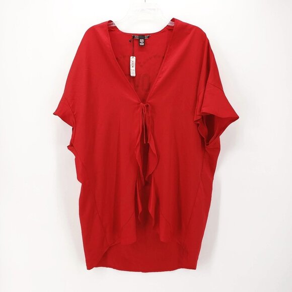 Victoria's Secret Other - VICTORIA'S SECRET nwt Romantic Red "Love" Heart Kimono Robe OS